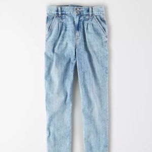 American Eagle Stretch Mom Jean in Retro Indigo Stripe sz. 4 LONG